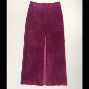 Bebe 100% Genuine Leather Skirt